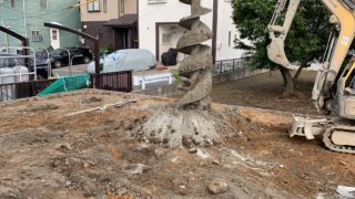 地盤調査・・・改良杭