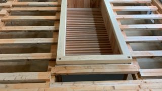 床組み・・・堀こたつ編