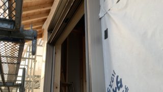 シャッター付サッシ