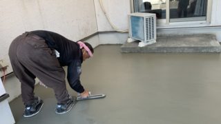 土間、ブロック積み