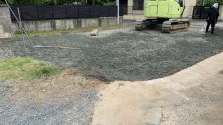 2つの解体工事現場