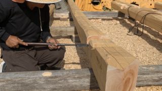 墨付けが終わり・・・刻み