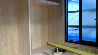 いよいよ、大工工事終わります。