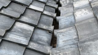 神社の屋根修繕工事