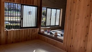 古民家２階は収納スペース