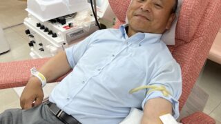 久しぶりの献血