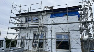 建前が終わり家の形に