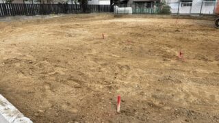 終の棲家の家の既存宅の解体工事が無事に終わり、地鎮祭に向けての準備