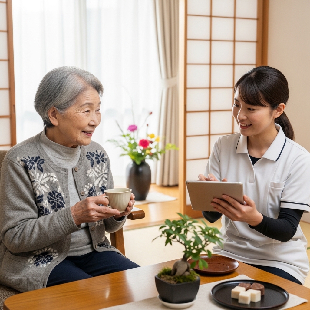 寝室・トイレ・浴室を近接させた介護対応の生活動線設計